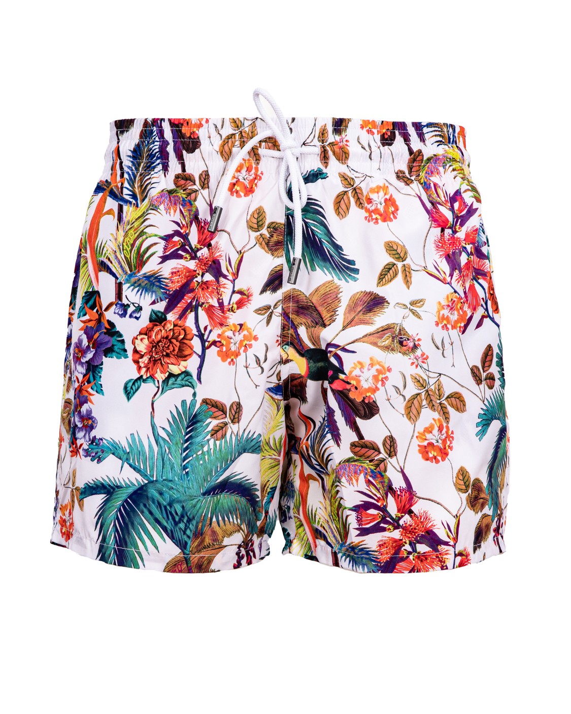 shop ETRO  Boxer mare: Etro costume con stampa all over con fiori tropicali, foglie e uccelli.
Vestibilità regular.
Tasche laterali.
Chiusura con coulisse.
Tasca posteriore a pattina con strappo.
Etichetta in silicone con Pegaso Tritone.
Composizione: 100% poliestere.
Made in Italy.. 1B350 1068-0991 number 1681819